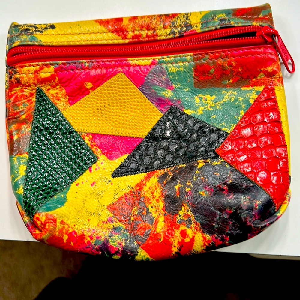 Vintage Carlos Falchi makeup bag